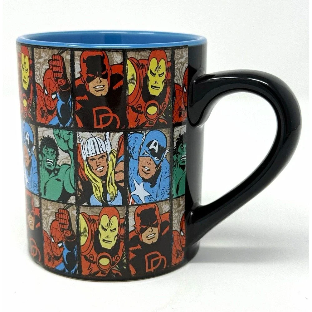 Marvel Comics Character Collage 14oz Ceramic Mug Microwave Safe
